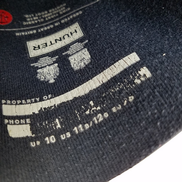 Hunter Kids' First Classic navy blue size 11 - Picture 6 of 6